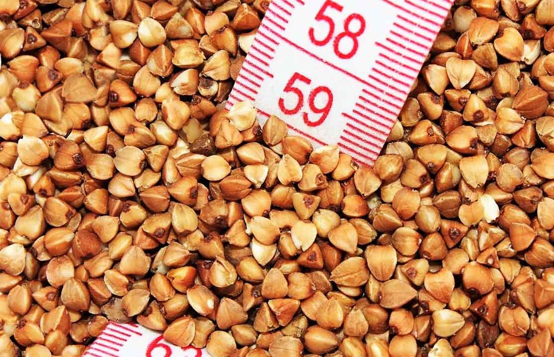 Perder peso en el trigo sarraceno